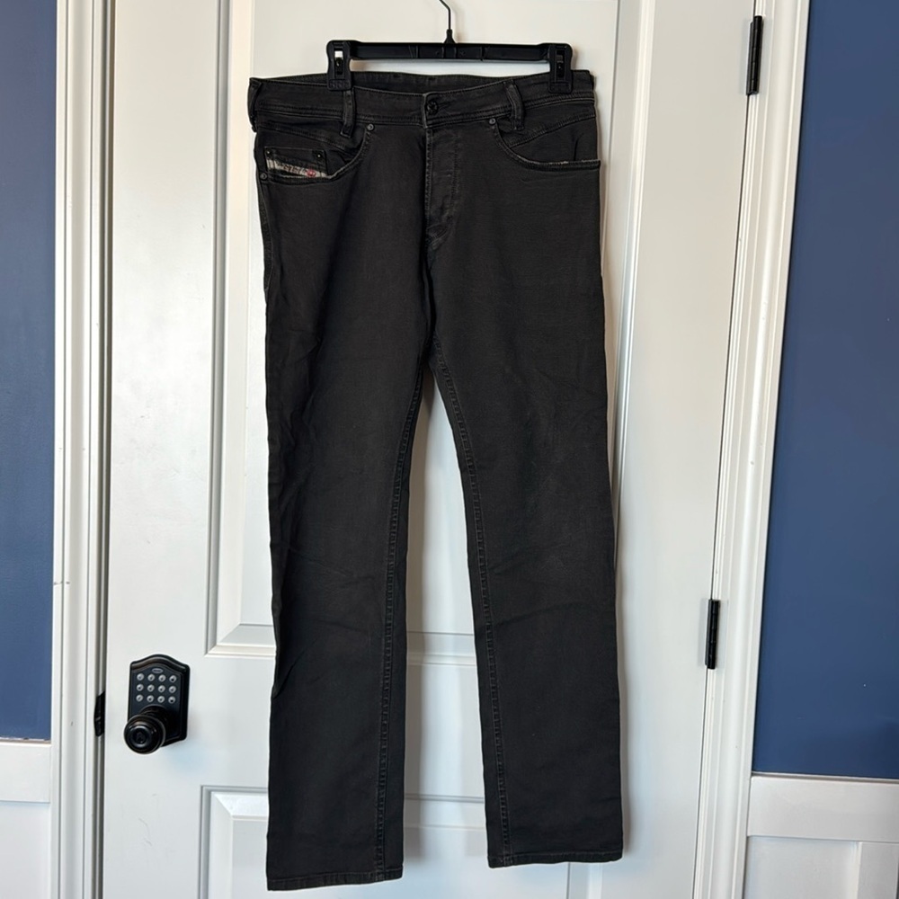 IAKOP Diesel Man/women - reg slim Jeans Black Dark grey Diesel Second Hand 30x30